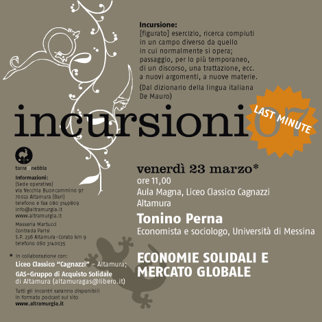 incursioni lastminute Tonino Perna